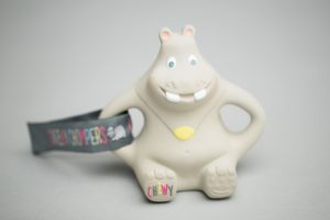 Chewy the Hippo Teether® by Cheeky Chompers