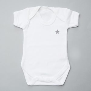 Short-Sleeved Sleepy Little Star Bodysuit